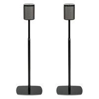 Flexson FLXP1AS2021 Adjustable Floor Stands For Sonos Play:1 In Black (Pair)