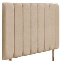 Florence Grand Upholstered Headboard - Small Double - Oatmeal