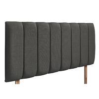 Florence Upholstered Headboard - Single - Granite
