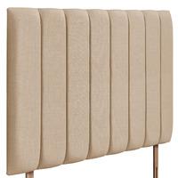 Florence Grand Upholstered Headboard - Single - Oatmeal