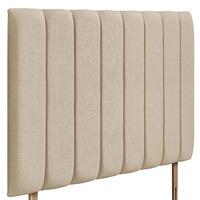 Florence Grand Upholstered Headboard - Single - Beige