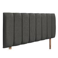 Florence Upholstered Headboard - Small Single - Granite