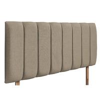 Florence Upholstered Headboard - Small Double - Fudge