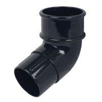 Floplast Miniflo 112.5 ° Gutter Downpipe Offset Bend (Dia)50mm Black