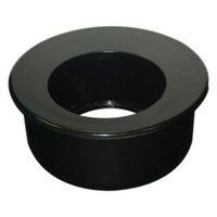 Floplast Round Rainwater Reducer (Dia)110/68mm Black