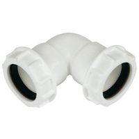 Floplast Compression Universal Waste Bend (Dia)32mm White