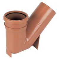 Floplast Underground Drainage Gully Trap (Dia)110mm Terracotta