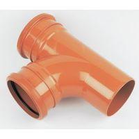 floplast underground drainage junction dia110mm terracotta