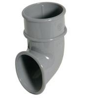 Floplast Miniflo Gutter Downpipe Shoe (Dia)50mm Grey