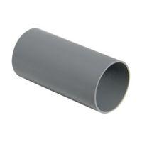 Floplast Miniflo Gutter Downpipe (Dia)50mm (L)2m Grey