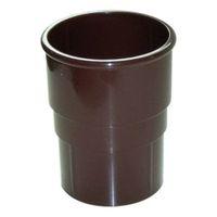 floplast miniflo gutter downpipe socket dia50mm l59mm brown