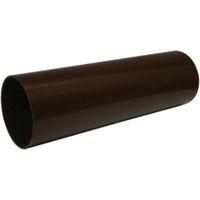 floplast round gutter downpipe dia68mm l25m brown