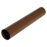 floplast miniflo gutter downpipe dia50mm l2m brown