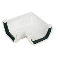 floplast square 90 gutter angle dia114mm white