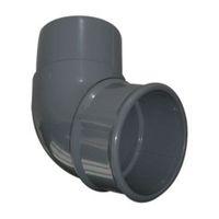 Floplast Round 112.5 ° Gutter Downpipe Offset Bend (Dia)68mm Grey