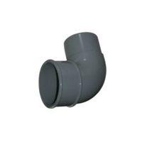 Floplast Round 92.5 ° Gutter Downpipe Offset Bend (Dia)68mm Grey