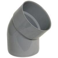 Floplast Ring Seal Soil Bend (Dia)110mm Grey
