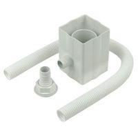 Floplast Square/Round Gutter Rainwater Diverter White