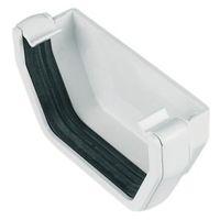 floplast square gutter stop end w114 mm white