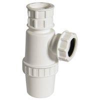 floplast telescopic waste bottle trap dia40mm