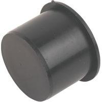 Floplast Push Fit Waste Access Plug (Dia)40mm Black