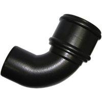Floplast Ring Seal Soil Bend (Dia)110mm Cast Iron Effect