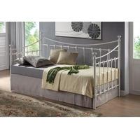 Florida Day Bed Metal Bed Frame Ivory