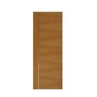 flush prefinished oak veneer internal unglazed door h1981mm w762mm