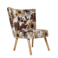 Florence Beige Fabric Accent Chair