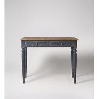 Florence desk in distressed ebony