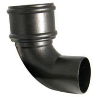 Floplast Ring Seal Soil Bend (Dia)110mm Cast Iron Effect