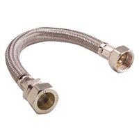 Flexible Pipe Connector (Dia)15mm (Dia)10mm (L)300mm