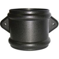 Floplast Ring Seal Soil Coupling (Dia)110mm Cast Iron Effect
