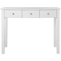 Florence White Dressing Table - 3 Drawer