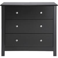 Florence Black Chest of Drawers - 3 Drawer