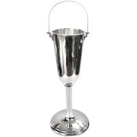 Floor Standing Champagne Cooler in Nickel Finish