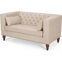 flynn 2 seater sofa biscuit beige