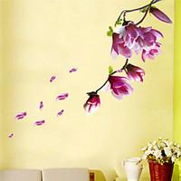 Florals Wall Stickers Plane Wall Stickers, PVC