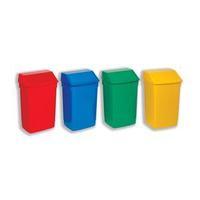 Flip Top Bin (54 Litre) Composite Plastic (Red)