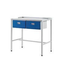 flat top teamleader workstation with two single drawers 9201000460