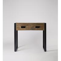 Fletcher console table in mango wood & black