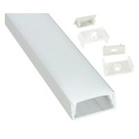 fluxia 1 m wide crown aluminium led tape profile