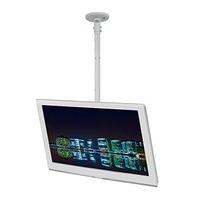 flat screen ceiling mount with tilt 08m white