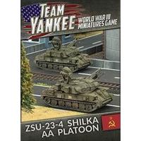 flames of war team yankee soviet zsu 23 4 shilka aa platoon 2 figures  ...