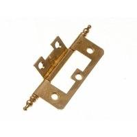 flush hinge cabinet cupboard with finials eb 63mm screws 10 pairs 