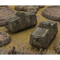 Flames of War Model - A7V Tank - 1:100 Scale - GGBX01 - New