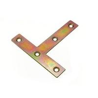 flat t mending repair connector plate 100mm x 100mm x 19mm yzp pack of ...