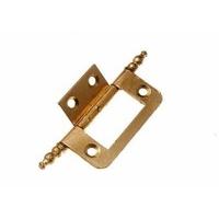 Flush Hinge ( Cabinet Cupboard ) with Finials Eb 50MM + Screws ( 10 pairs )