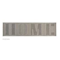 flair rugs amalfi casa flat weave runner grey 60 x 230 cm