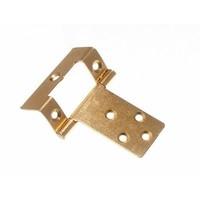 flush hinge cranked cabinet cupboard eb steel 50mm 16mm crank 50 pairs ...